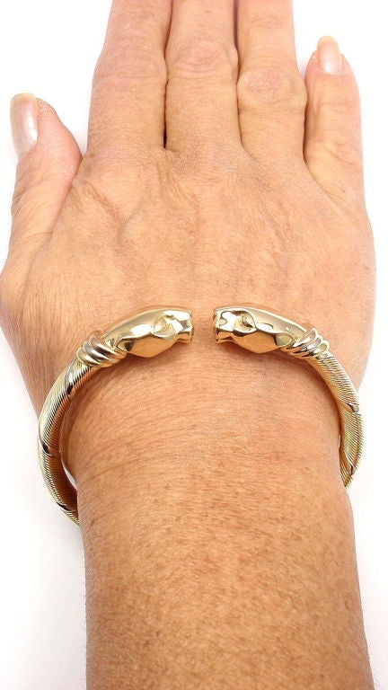 Women's CARTIER Panther Tri-Color Gold Bracelet