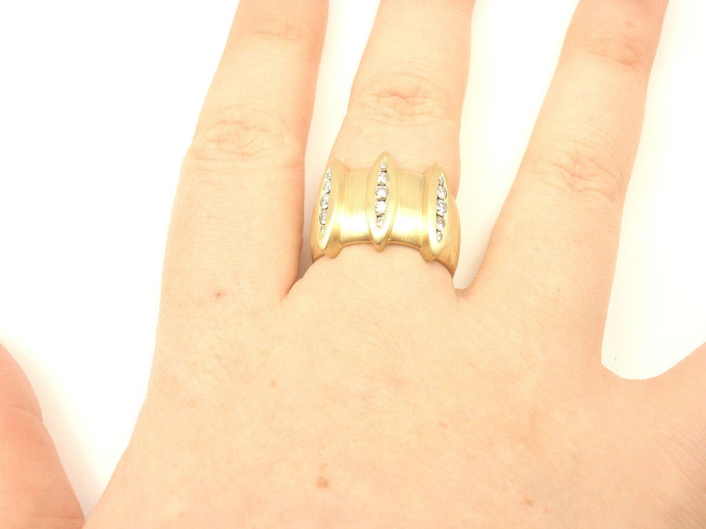 Women's Elizabeth Rand Diamond Yellow Gold Ring