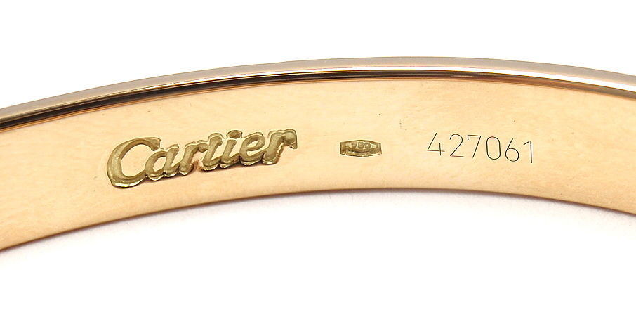 CARTIER Love Yellow Gold Bangle 1