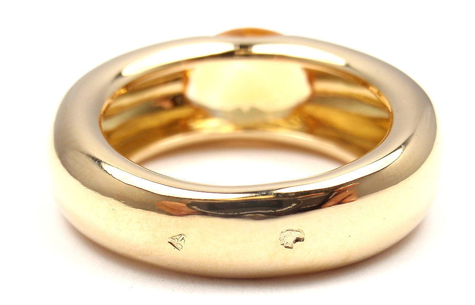 CARTIER Bague en or jaune Ellipse:: grande citrine Neuf à Southampton, PA