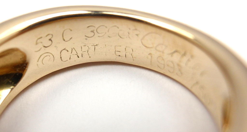  CARTIER Bague en or jaune Ellipse:: grande citrine Pour femmes 