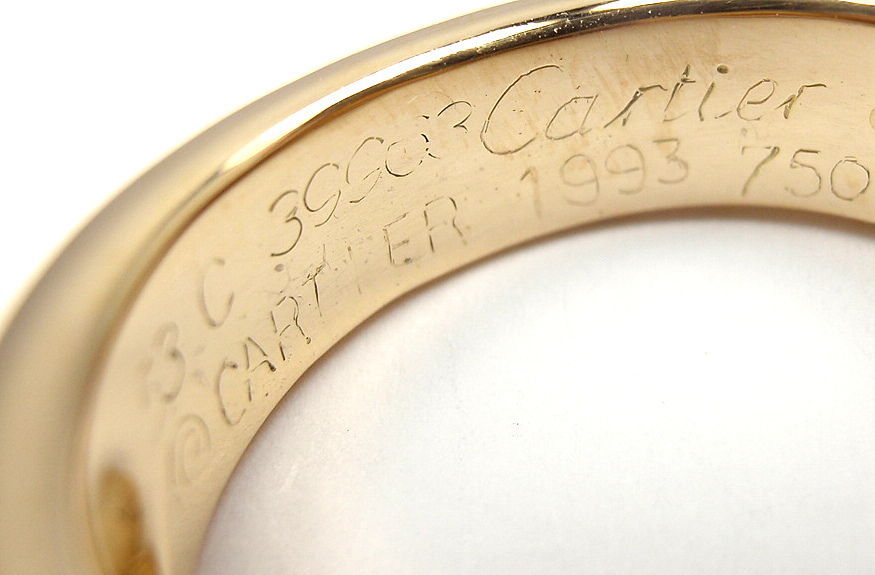 CARTIER Bague en or jaune Ellipse:: grande citrine 1