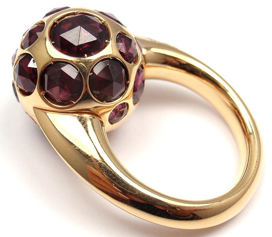 POMELLATO Harem Rhodolite Garnet Rose Gold Ring For Sale 2