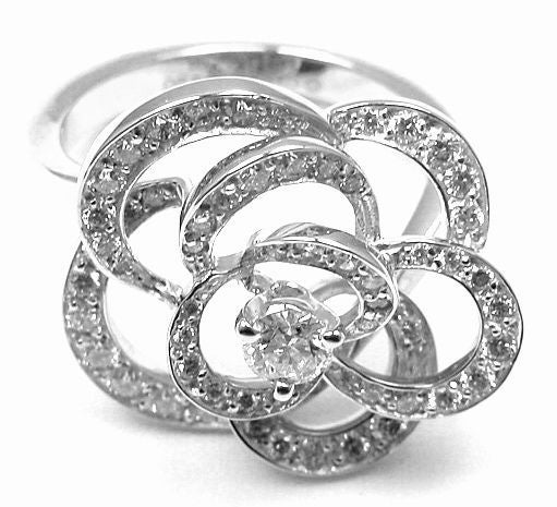 chanel flower ring