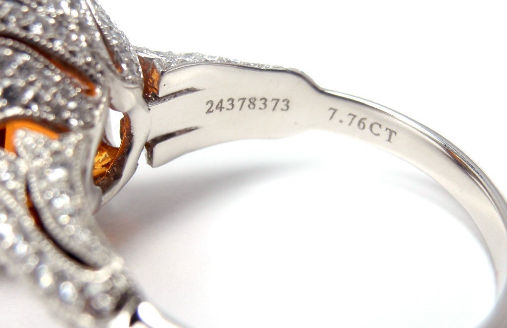 and company platinum 7 76ct spessartite garnet dia and company platinum 7 76ct spessartite garnet dia