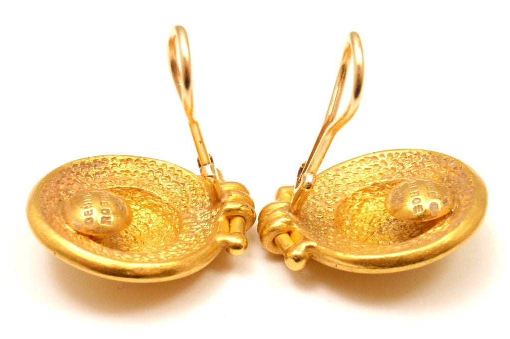 Denise Roberge Yellow Gold Earrings 1