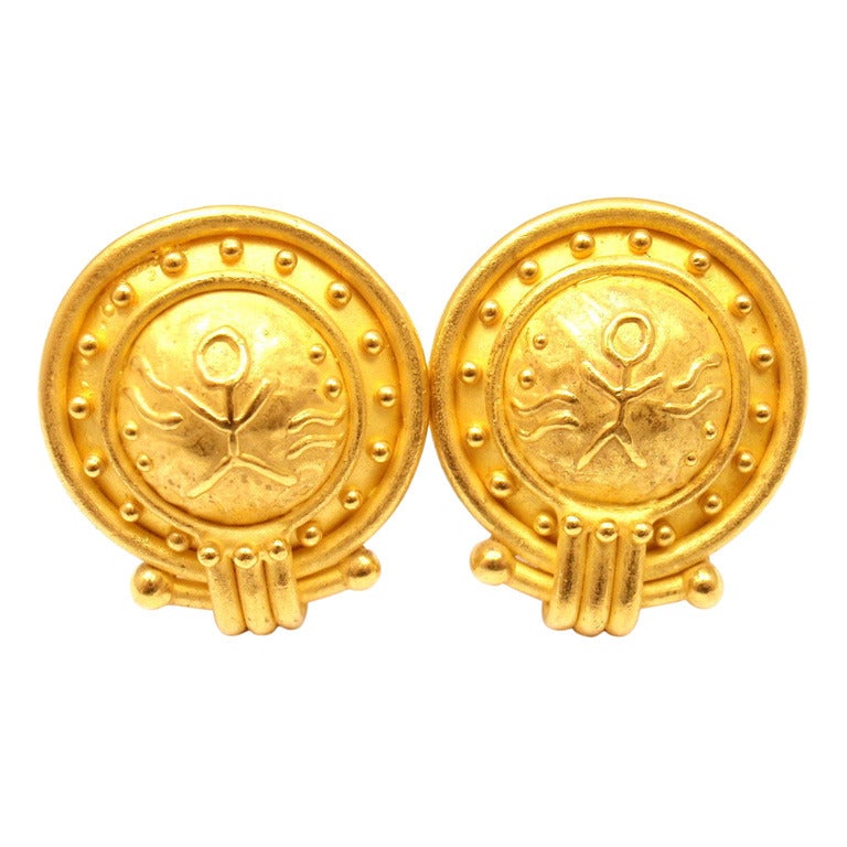 Denise Roberge Yellow Gold Earrings