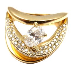 MIMI SO Couture Lula Diamond Yellow Gold Ring