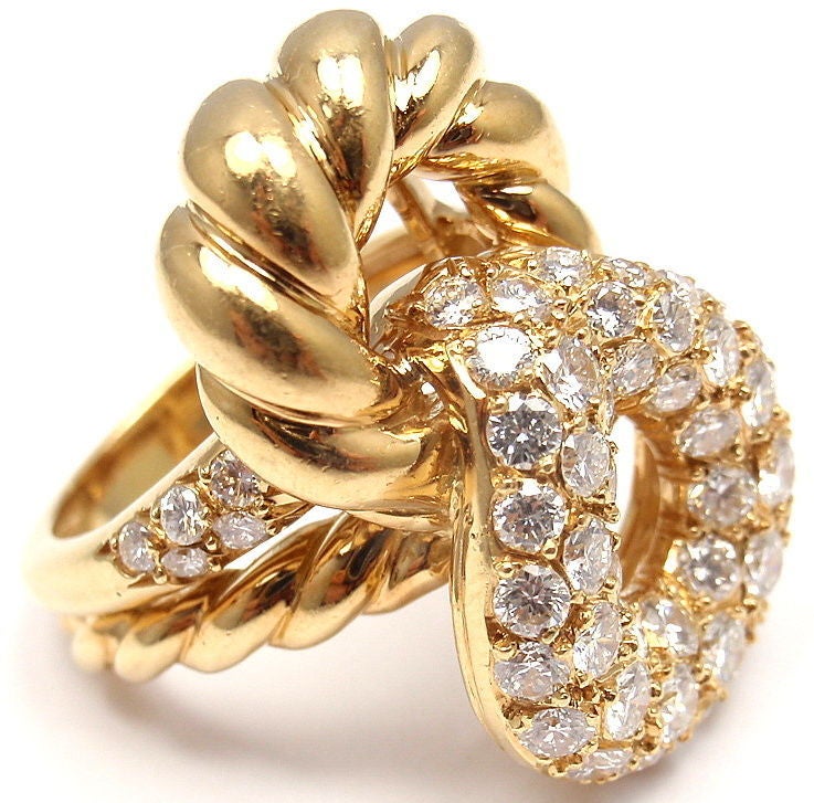 Women's PATEK PHILIPPE Diamond Yellow Gold Ring