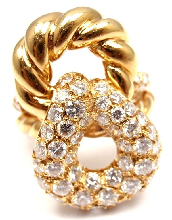 PATEK PHILIPPE Diamond Yellow Gold Ring 1