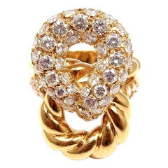 PATEK PHILIPPE Diamond Yellow Gold Ring
