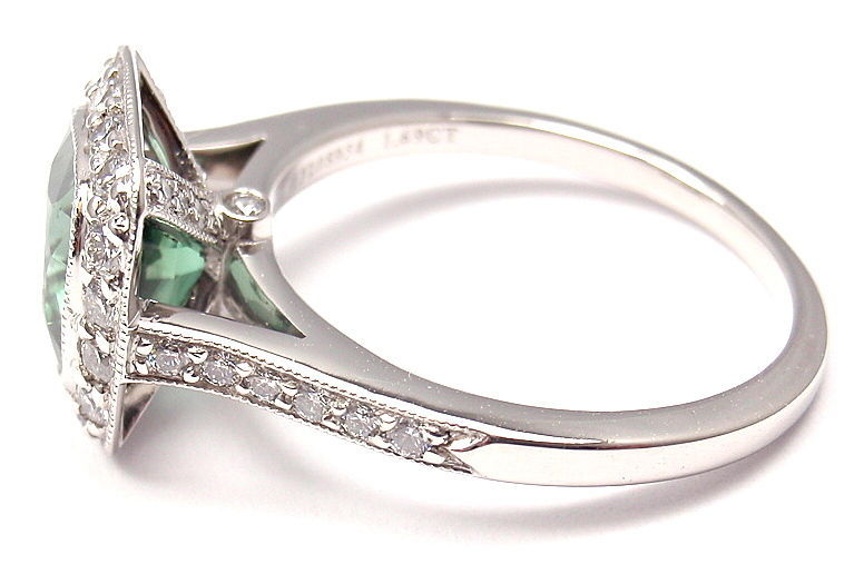 tiffany legacy green tourmaline ring