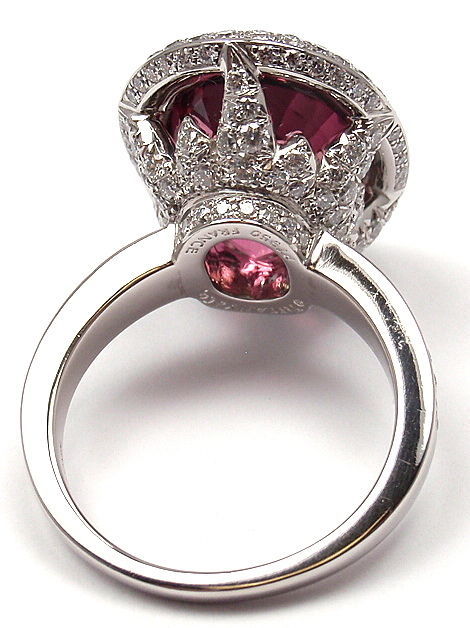 tiffany pink tourmaline ring