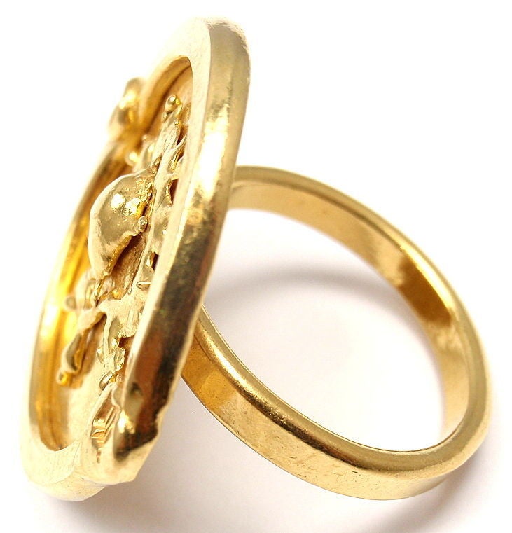 JEAN MAHIE Yellow Gold Ring