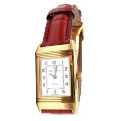 Jaeger-LeCoultre Lady's Yellow Gold Reverso Wristatch