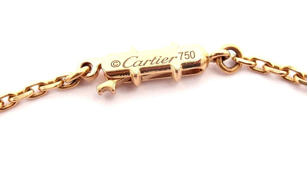 Cartier Delices De Goa Turquoise Amethyst Diamond Gold Necklace In New Condition In Holland, PA