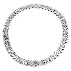 Cartier Diamond White Gold Necklace
