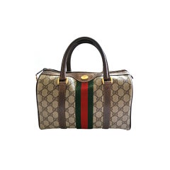 Vintage GUCCI 1980's era "Accessory Collection" GG monogram purse