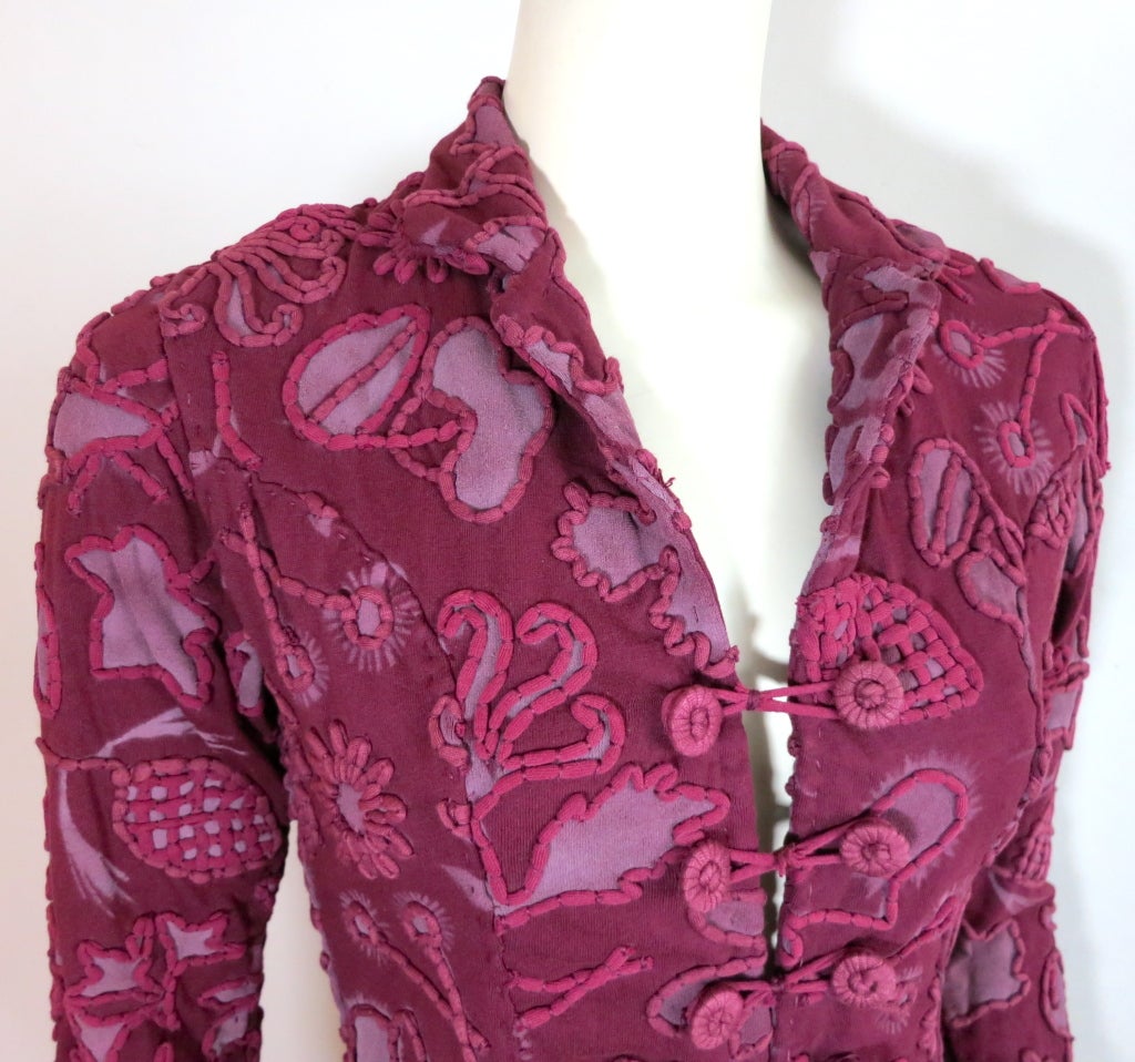 Women's NATALIE CHANIN Project Alabama Handmade floral jacket