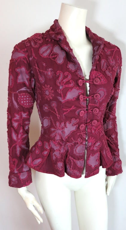NATALIE CHANIN Project Alabama Handmade floral jacket 1