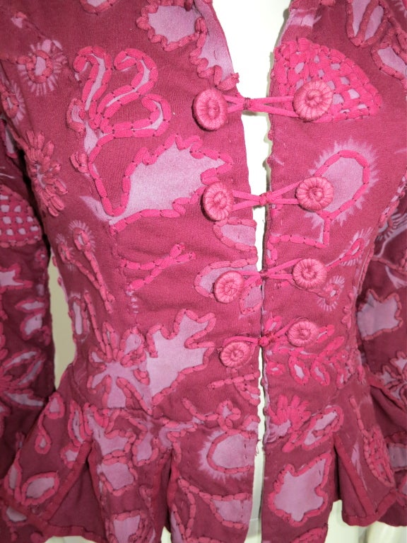 NATALIE CHANIN Project Alabama Handmade floral jacket 2