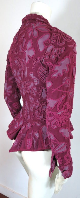 NATALIE CHANIN Project Alabama Handmade floral jacket 6