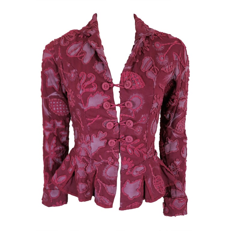 NATALIE CHANIN Project Alabama Handmade floral jacket
