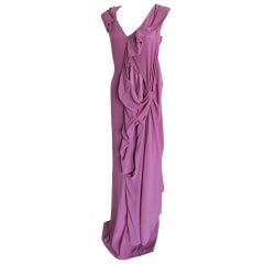 MARTIN MARGIELA silk runway dress