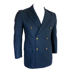 Vintage PIERRE CARDIN 1960's Geometric jacquard blazer