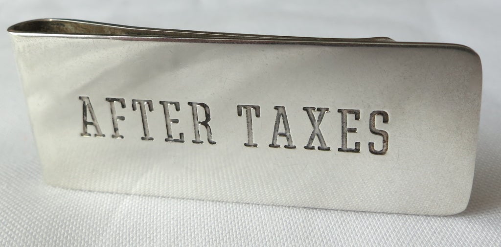 vintage cartier money clip