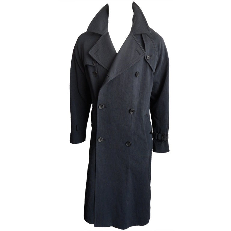 LOUIS VUITTON dark blue trench coat