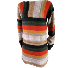 Unworn CHLOÉ autumn stripe sweater dress