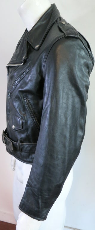 Vintage SCHOTT BROS. 1980's Perfecto leather motorcycle jacket 1