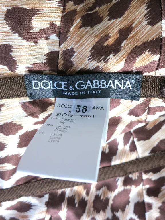 DOLCE & GABBANA suede and corduroy butterfly bustier 4