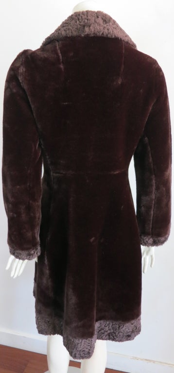 Women's Vintage ED MILLSTEIN 1960's faux fur coat