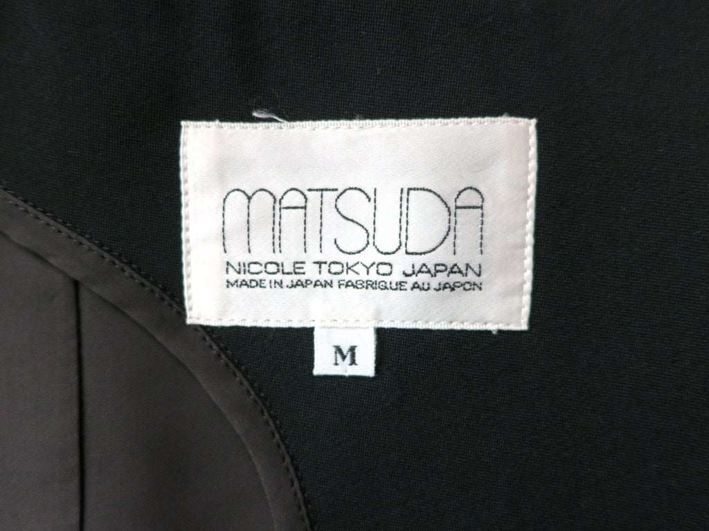 Vintage MATSUDA JAPAN 1980 Men's velvet applique tuxedo suit 8