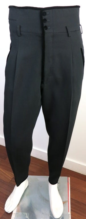 Vintage MATSUDA JAPAN 1980 Men's velvet applique tuxedo suit 5