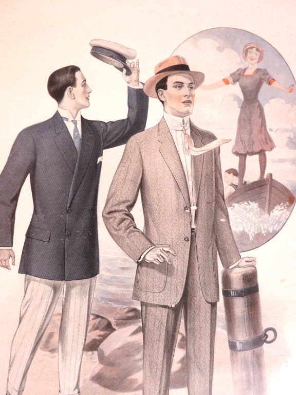 Antique J.L. TAYLOR & CO 1912 Oversized illustrated swatch card