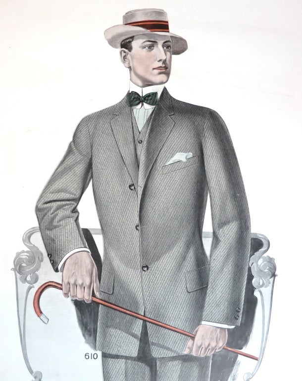 Antique J.L. TAYLOR & CO 1912 Oversized illustrated swatch card