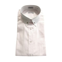 Vintage/Unworn CHRISTIAN DIOR 1980's  white dress shirt with bar