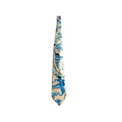 EMILIO PUCCI Unworn silk abstract geometric print neck tie