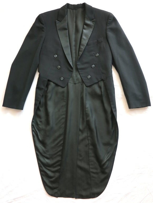 Vintage Men's Rudopker tuxedo tailcoat with satin trim 3