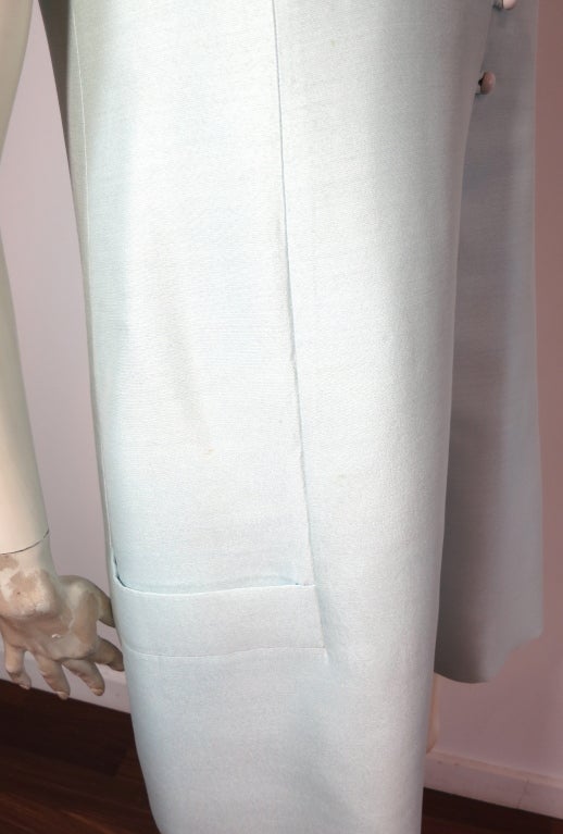Vintage GEOFFREY BEENE 1960's Celeste silk bow tie dress 6