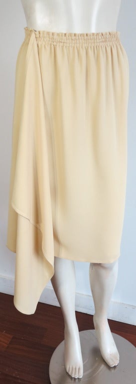 Women's ZORAN Pure silk 3pc. cascade skirt ensemble set