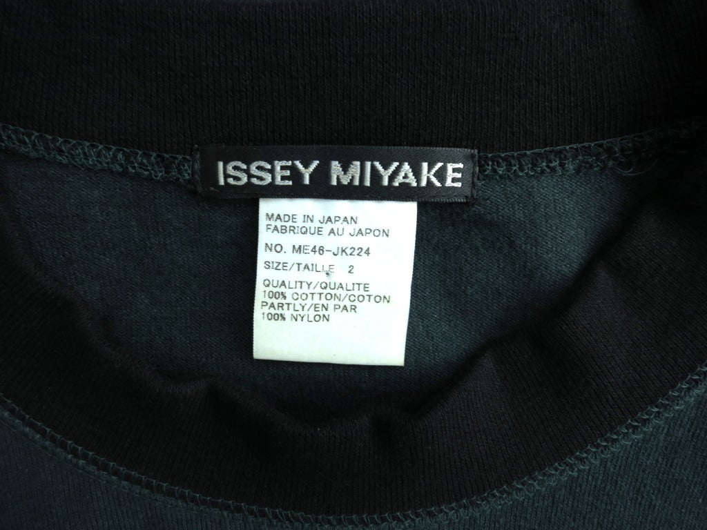 ISSEY MIYAKE 1990's Men's satin color blocked jumper 5