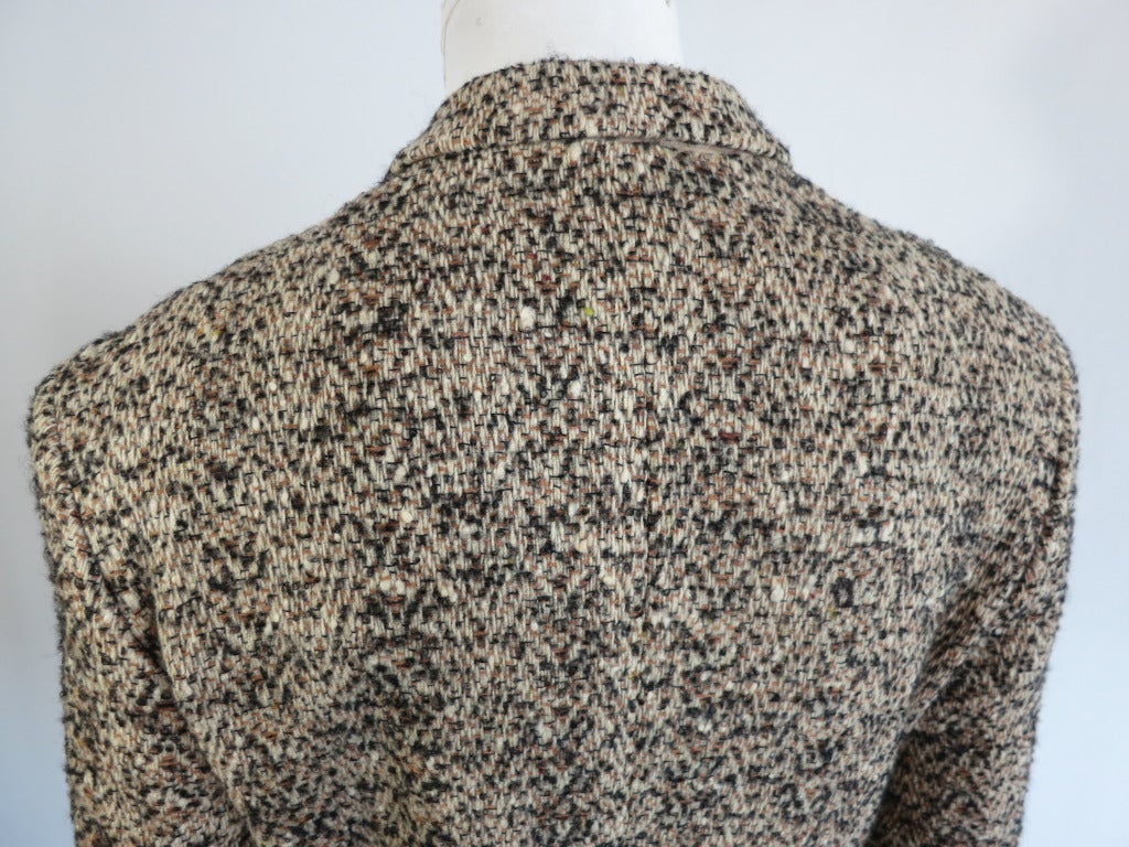 Vintage MATSUDA JAPAN Menswear Herringbone tweed jacket blazer For Sale 1