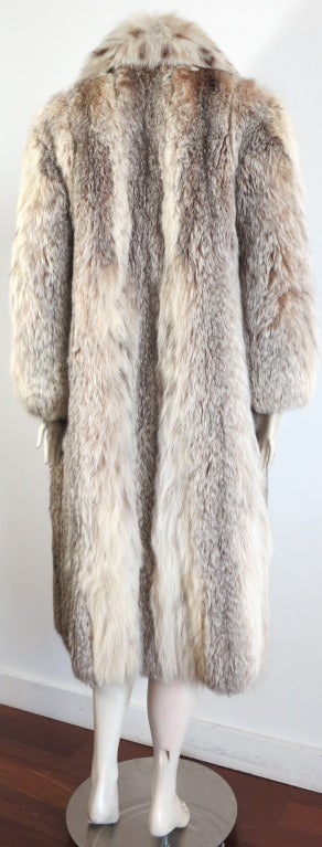 1980's CHRISTIAN DIOR Fox & Lynx fur coat 1
