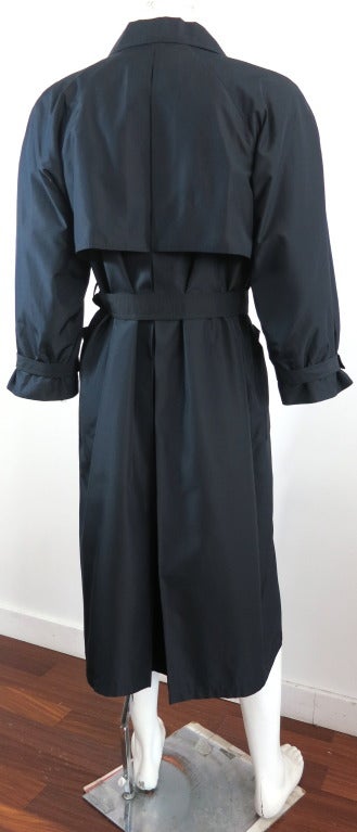 Men's Unworn/Vintage CHARVET PARIS 100% silk trench coat printed lining
