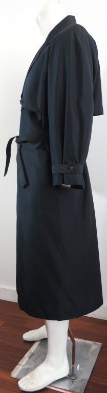 Unworn/Vintage CHARVET PARIS 100% silk trench coat printed lining 1