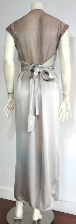 Women's Vintage GEOFFREY BEENE Silk evening dress For Sale